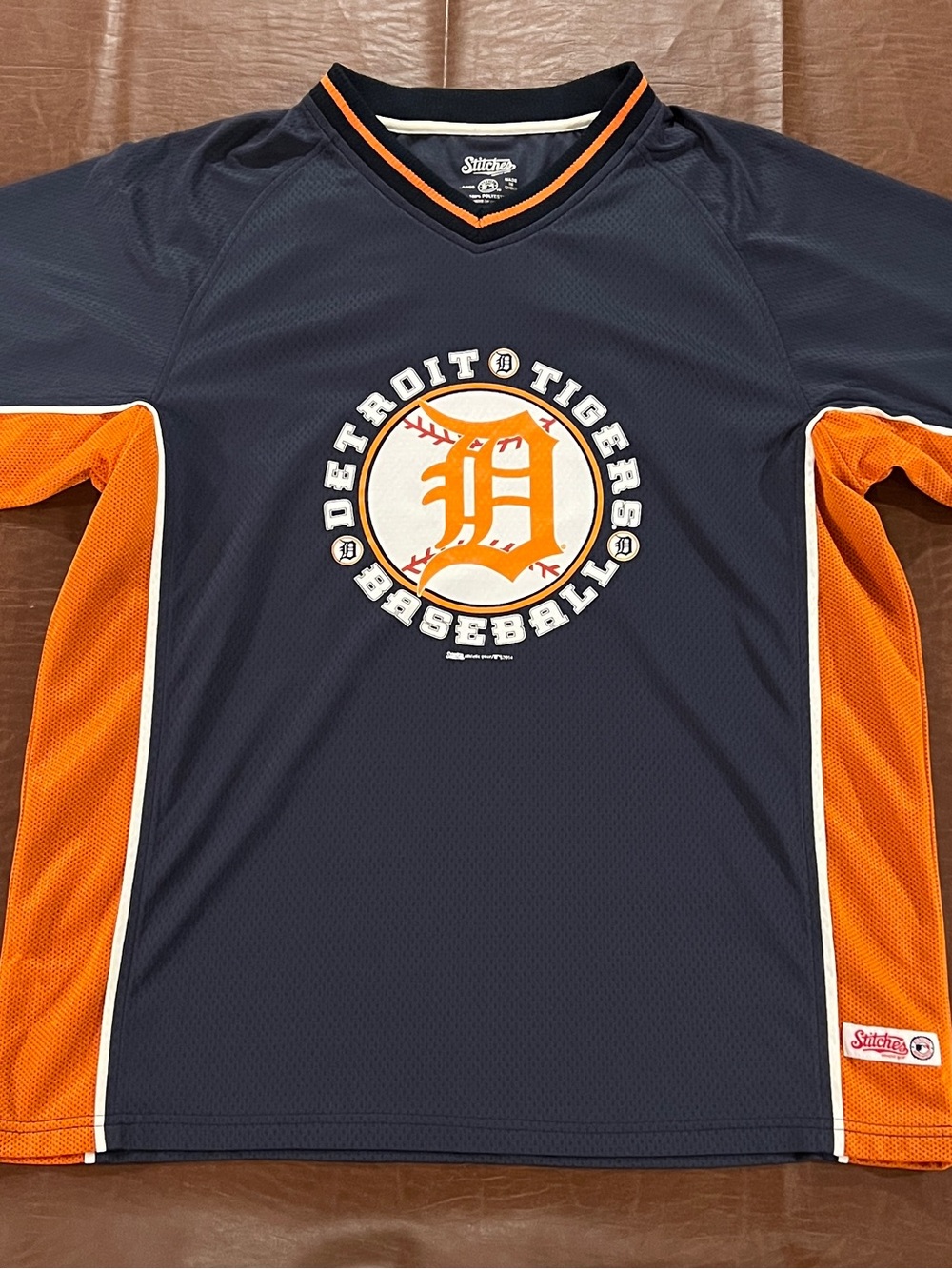 Detroit Tigers Stitches Men’s Jersey Shirt - Size Large